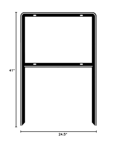 HY-KO PROD HD Sign Frame, 24-1/2" x 41" (Frame-2)