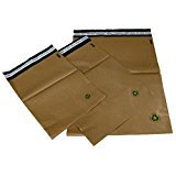 Bubblefast! Brand 9'' x 12'' Unlined Biodegradable Self-Seal Poly Mailing Bags, Pack of 100