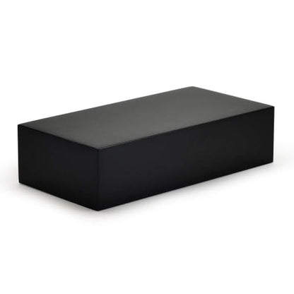 Oirlv Solid Wood Minimalism Style Jewelry Display Stand Showcase Jewelry Organizer Black Square Holder (SM05305) - color: SM05305