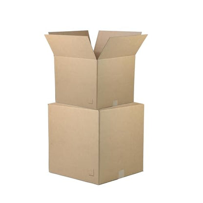 The Boxery 6"x6"x12" Corrugated Cardboard Boxes 100-Pack - size: 6 x 6 x 12"