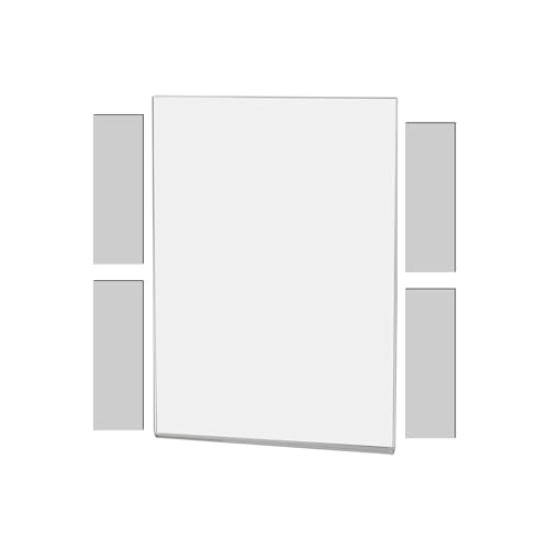 6 Pack Metal Mount Sign Holder 5" x 7" with Magnets for Sale Information and Product Details in Malls and Shopping Centers Clear Acrylic by Marketing Holders - size: 5"W x 7"H