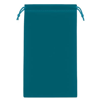 Mandala Crafts 8x17 Teal Velvet Drawstring Bags for Shoe Dusting Bags - color: Teal 8X17 Inches, size: 1 Count (Pack of 10)