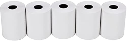 MFLABEL 2 1/4" x 50' Thermal Receipt Papers, 10 Rolls per Carton, 48g Weight, Biodegradable, Coated, POS Cash Register Paper - size: 2 1/4" x 50'