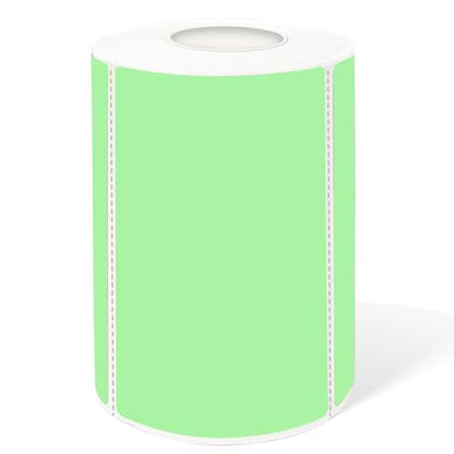 2×3 Inch Green Removable Thermal Labels,Self-Adhesive Square Direct Thermal Labels,300 Sheets per Roll with Perforated Lines - color: Green, size: 2×3 inch