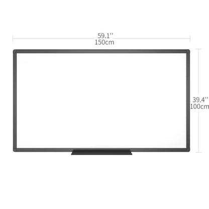VIZ-PRO Magnetic Dry Erase Board, 60 x 40 Inches, Black Aluminium Frame - size: 60 x 40 Inches