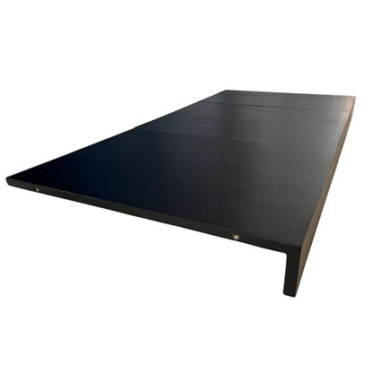 Wooden Shelf Covers for 16-Inch Deep Wire Racks, 1, Black, 36"W x 16"D - color: Black