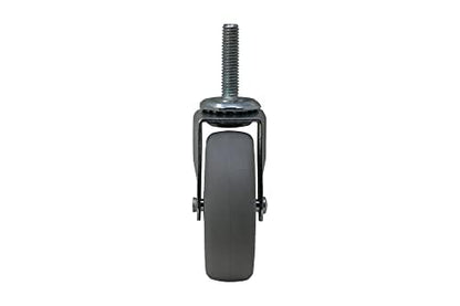 Shepherd Hardware 3265 3-Inch Threaded Stem TPR Caster, 110-lb Load Capacity - size: 3-Inch