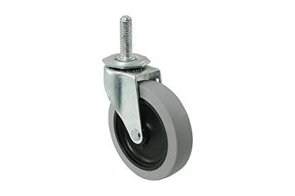 Shepherd Hardware 3265 3-Inch Threaded Stem TPR Caster, 110-lb Load Capacity - size: 3-Inch