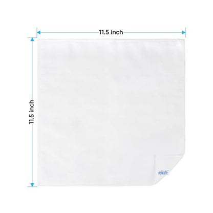 HOMEXCEL White Microfiber Cleaning Cloth, Microfiber Towels for Car,12 PK - color: White