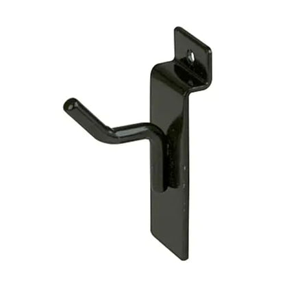 Econoco Slatwall Deluxe Hooks, 96 Pack, Black, 1in - color: Black, size: 1" Length