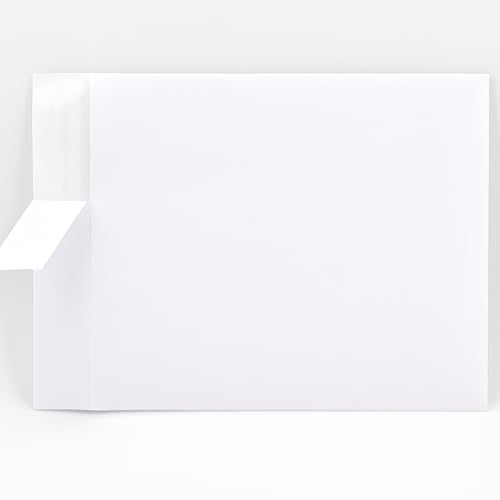 Packing List Enclosed Envelopes – 4.5" x 5.5" Short Side Opening – Self-Adhesive Clear or Printed Options – Multiple Pack Sizes (No Print - Clear, 500) - style: No Print - Clear