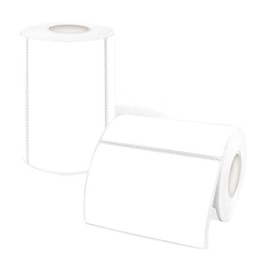 2×3 Inch White Removable Thermal Labels,Waterproof Thermal Label (300 Sheets per Roll,2 Rolls) - color: White,2 Rolls, size: 2×3 inch