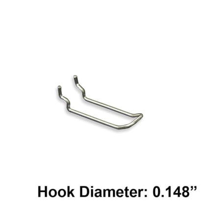 Azar 701130 3-Inch Safety Loop Hook, 50-Pack - size: 3 in.