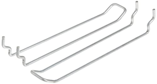 Azar Displays 701160 SAFETY Metal Loop Hook, 6" - size: 6 in.
