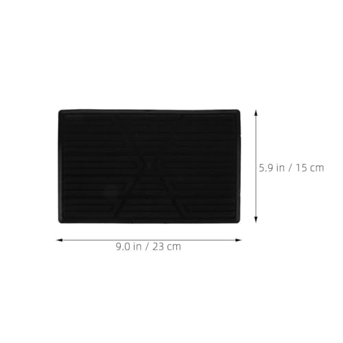 PRETYZOOM 2-Pack Car Floor Mat Carpet Heel Pad Foot Pedal