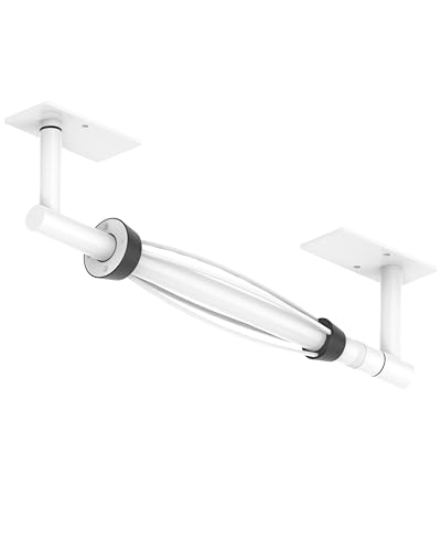 Paper Towel Holder Under Cabinet One Hand Operable, White - color: White