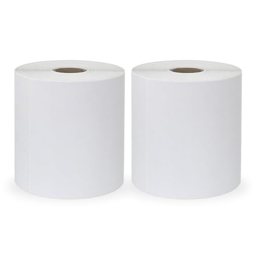 DGBDPACK 4"x6" Direct Thermal Shipping Labels 600 Lables/2 Roll (300 Pcs per Roll) Compatible with Zebra Rollo Beeprt Printer Permanent Adhesive - size: Roll-300*2