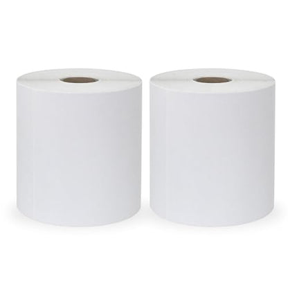 DGBDPACK 4"x6" Direct Thermal Shipping Labels 600 Lables/2 Roll (300 Pcs per Roll) Compatible with Zebra Rollo Beeprt Printer Permanent Adhesive - size: Roll-300*2