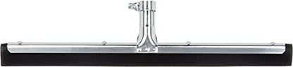 SPARTA Flo-Pac Double Foam Floor Rubber Squeegee Window Squeegee with Heavy Duty Steel Frame for Floor, Concrete, Tile, Garage, Commercial Use, 18 X 1.5 X 3 Inches, Black, (Pack of 10)