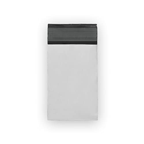 100 EcoSwift 4 x 6 White Small Poly Mailer Size #00 Self Sealing Envelopes Plastic Shipping Mailing Bags 4x6 2.35 mil - size: 4x6