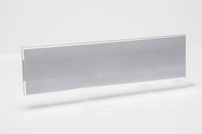 Holdex 1" x 6" Magnetic Label Holder, Clear, 12 Count - size: 1" x 6", style: Magnetic