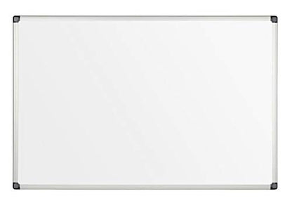Office Depot Aluminum-Framed Dry-Erase Board, 24" x 36", White Board, Silver Frame