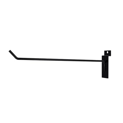 10-inch Black Slatwall Hook,25 PCS Slat Wall Panel Hooks - color: Black, size: 10 Inch