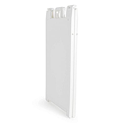 Plasticade Signicade Deluxe A Frame Sidewalk Curb Sign Portable Folding Double Sided Display with Quick Change System for Store Signs, White (2 Pack)