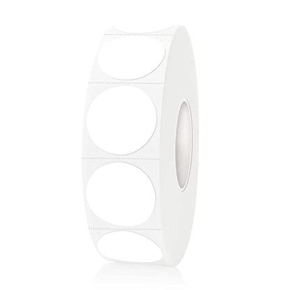 0.75 Inch Dots Stickers,Laser and Inkjet Printable,Easily Writable with Perforation Line (1200 PCS,White) - color: White, size: 0.75 inch-1 roll