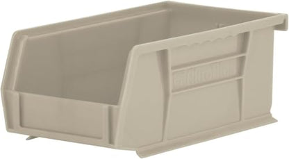 Akro-Mils 30220 AkroBins Plastic Storage Bins, 7"x4"x3", Stone, 24-Pack - color: Stone