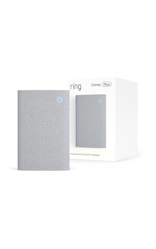 Ring Chime Plus (newest model) — Crisp, clear audio alerts for select Ring devices, built-in night-light, customizable tones, easy plug-in setup, White