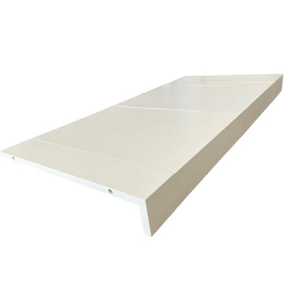 Wooden Shelf Covers for 16-Inch Deep Wire Racks, 1, White, 36"W x 16"D - color: White