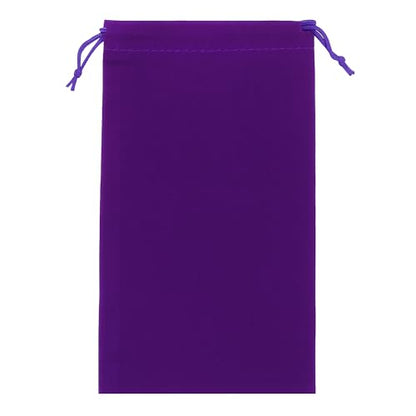 Mandala Crafts 8x17 Purple Velvet Drawstring Bags for Shoe Dusting Bags - color: Purple 8X17 Inches, size: 1 Count (Pack of 10)