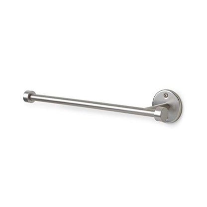 Umbra Cappa Wall Mount or Under the Counter Paper Towel Holder, 14" L x 4" W x 2.6" H, Nickel - color: Nickel, size: 14"L x 4"W x 2.6"H