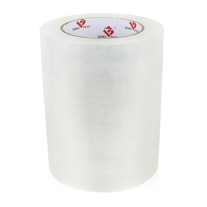 BOMEI PACK Clear Shipping Tape 6" Wide, 6 inch x 110 Yards (330ft), Industrial Grade 6 inch Heavy Duty Packing Tape for Box Office Moving, Shipping and Mailing - size: 6 inch x 110 yards