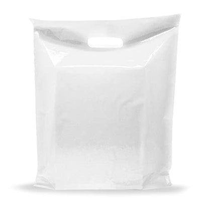 9x12 White Plastic Bags, Small, Glossy Finish, 1.5 Mil Thick, 200 Pack - color: White, size: 1 Count (Pack of 200)