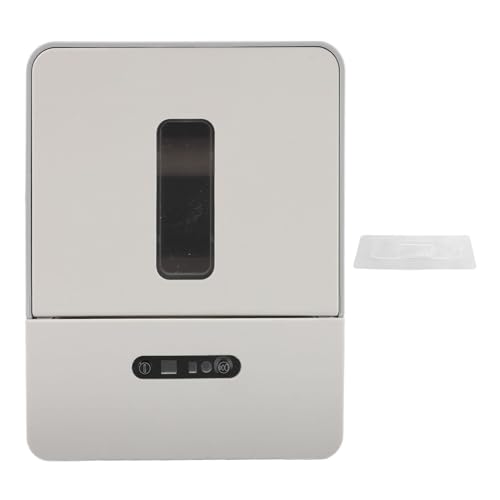 CCYLEZ Automatic Touchless Paper Towel Dispenser - Wall Mount SensorActivated Night Light HandsFree Paper Roll Dispenser for Bathroom, Kitchen, & Hotel (Gray) - color: Gray