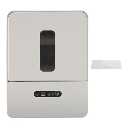 CCYLEZ Automatic Touchless Paper Towel Dispenser - Wall Mount SensorActivated Night Light HandsFree Paper Roll Dispenser for Bathroom, Kitchen, & Hotel (Gray) - color: Gray