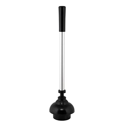 Bath Bliss 2-in-1 Toilet Brush and Plunger Set in Stainless Steel - size: 8.66" x 5.12" x 18.9"