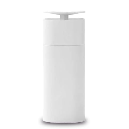 NingMeng Soap Dispenser White Push Down Lotion Pump Bottle Refillable Liquid Dispenser for Home Bathroom Kitchen Laundry Push Down Pump Dispenser