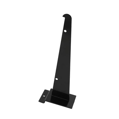 SSWBasics 8 inch Black Shelf Bracket for Slatwall - Pack of 10