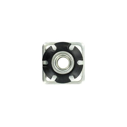 Outwater Industries Double Star Threaded Caster Insert | Heat Treated Steel | Fits 1 Inch Square 16-18 Gauge Tube | Thread: 3/8-16 | 4 Pack - size: 4 Pack