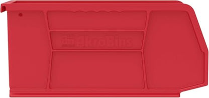 Akro-Mils 30237 AkroBins Plastic Storage Bins, 9"x6"x5", Red, 12-Pack - color: Red