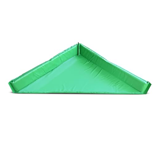 FLASHDRY Portable Spill Containment Berm, Folding Duck Pond, 4'' x 4'' - color: Light Green