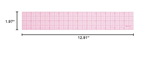 Westcott B-70 8ths Graph Beveled Ruler, 12 in - size: 12 inches (Single), style: B-70