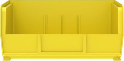 Akro-Mils 30235 AkroBins Plastic Storage Bins, 11"x11"x5", Yellow, 6-Pack - color: Yellow