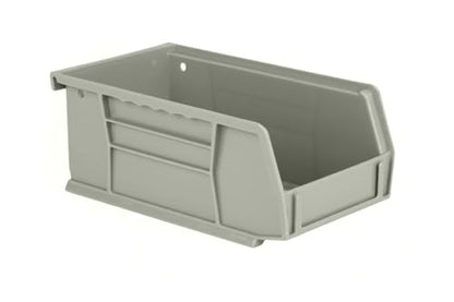 HE HUDSON EXCHANGE 7.5" x 4" x 3" (24 Pack) Plastic Stackable Storage Bin, Gray/Brown - color: Gray/Brown, size: 24 Pack