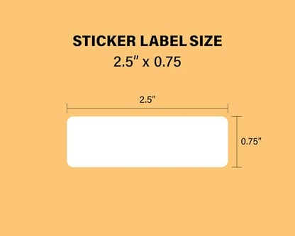 Personalized Return Address Labels - Custom Address Stickers on Rolls (250-500 Labels) (Elegant)