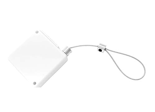 FixtureDisplays® 4PK 1.2 x 1.2 x 0.5" Pull Box Security Cable Box Tether Box for Cameras Cellphones 24" Long 12175-SNL Listing