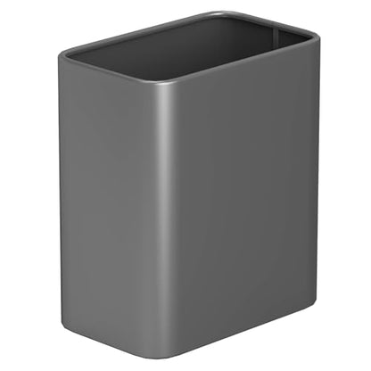 Cesun Small Bathroom Trash Can, 2.1 Gallons, Under Sink Wastebasket, Gray - color: Gray